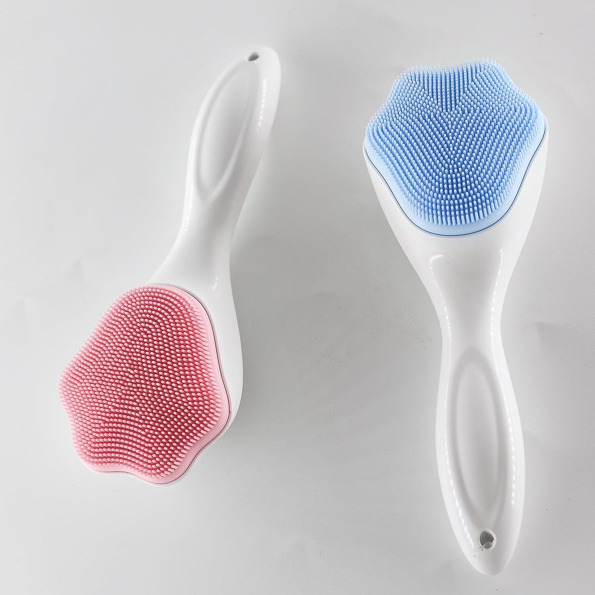 Silicone Face Scrubber and Exfoliator Brush - Facial Cleansing Brush for Blackhead, Acne, Pore, Cradle Cap - Deep Cleaning Skin Care 4 Pack