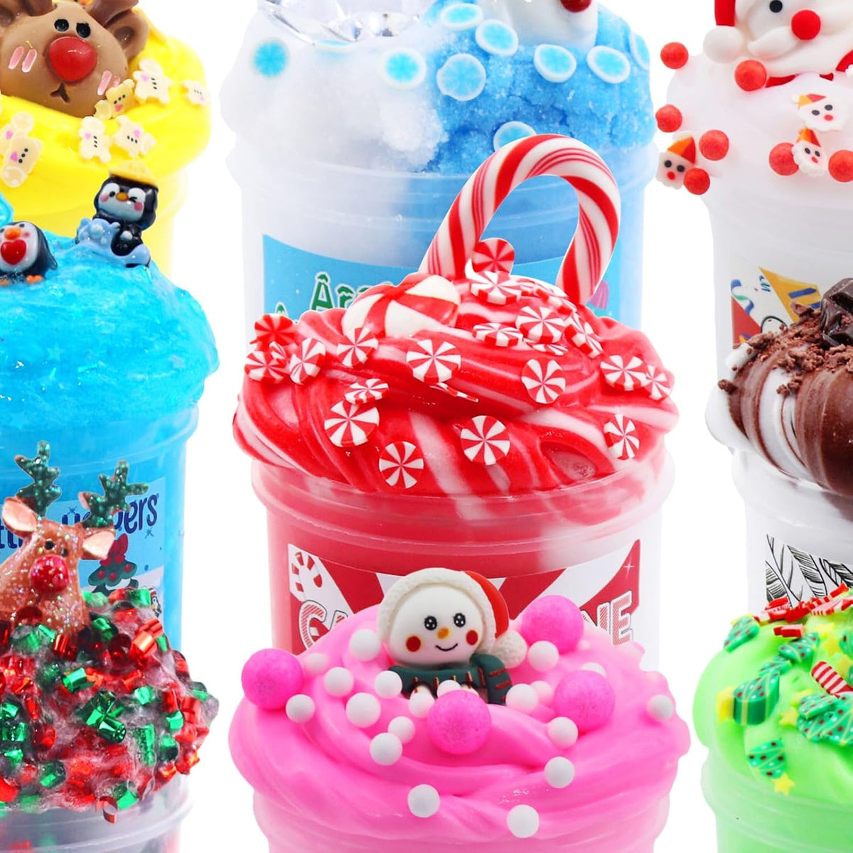 Slime Advent Calendar 2026 for Kids 24Day Christmas Countdown Kit