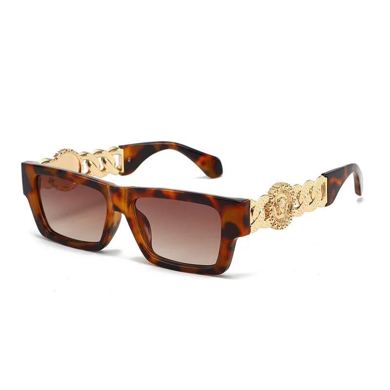New Fashion Square Men'S and Women'S Sunglasses Trend Advanced Fashion Sunglasses Women