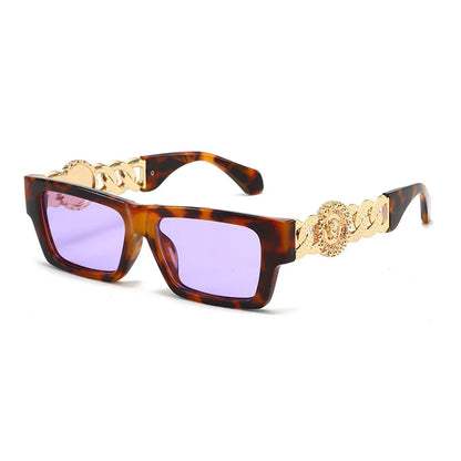 New Fashion Square Men'S and Women'S Sunglasses Trend Advanced Fashion Sunglasses Women
