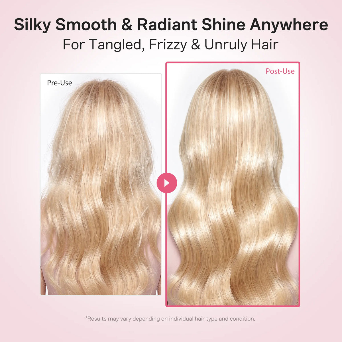 [NEW] [medicube] Ribbon Cherry Glass Hair Brush | Effortless Detangling for Smooth Hair Care | Reduces Breakage | For Curly, Dry & Damaged Hair | Multi-Length Soft Bristle | Compact, Travel-Friendly with Protective Cover | Korean Hair Care