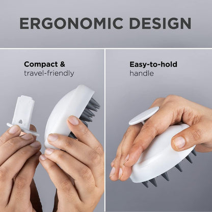 FURR Scalp Massager Brush | Hair Scalp Massager Hair Growth | Head Massager Scalp Stress Relax | Scalp Brush | Scalp Massager Shampoo Brush | Hair Scrubber | Dog Wash Brush | Dog Shampoo Brush