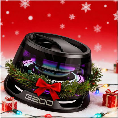 G200 Magnetic Bluetooth Speaker with RGB Light - Portable Mini Bluetooth Speaker, Full-Range Stereo Sound for 7H Playtime, Game Mode, Perfect Teen Gift for Outdoor Adventure Party