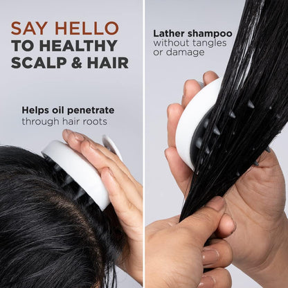 FURR Scalp Massager Brush | Hair Scalp Massager Hair Growth | Head Massager Scalp Stress Relax | Scalp Brush | Scalp Massager Shampoo Brush | Hair Scrubber | Dog Wash Brush | Dog Shampoo Brush