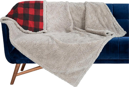 Waterproof Blanket for Bed, Reversible Leakproof Throw