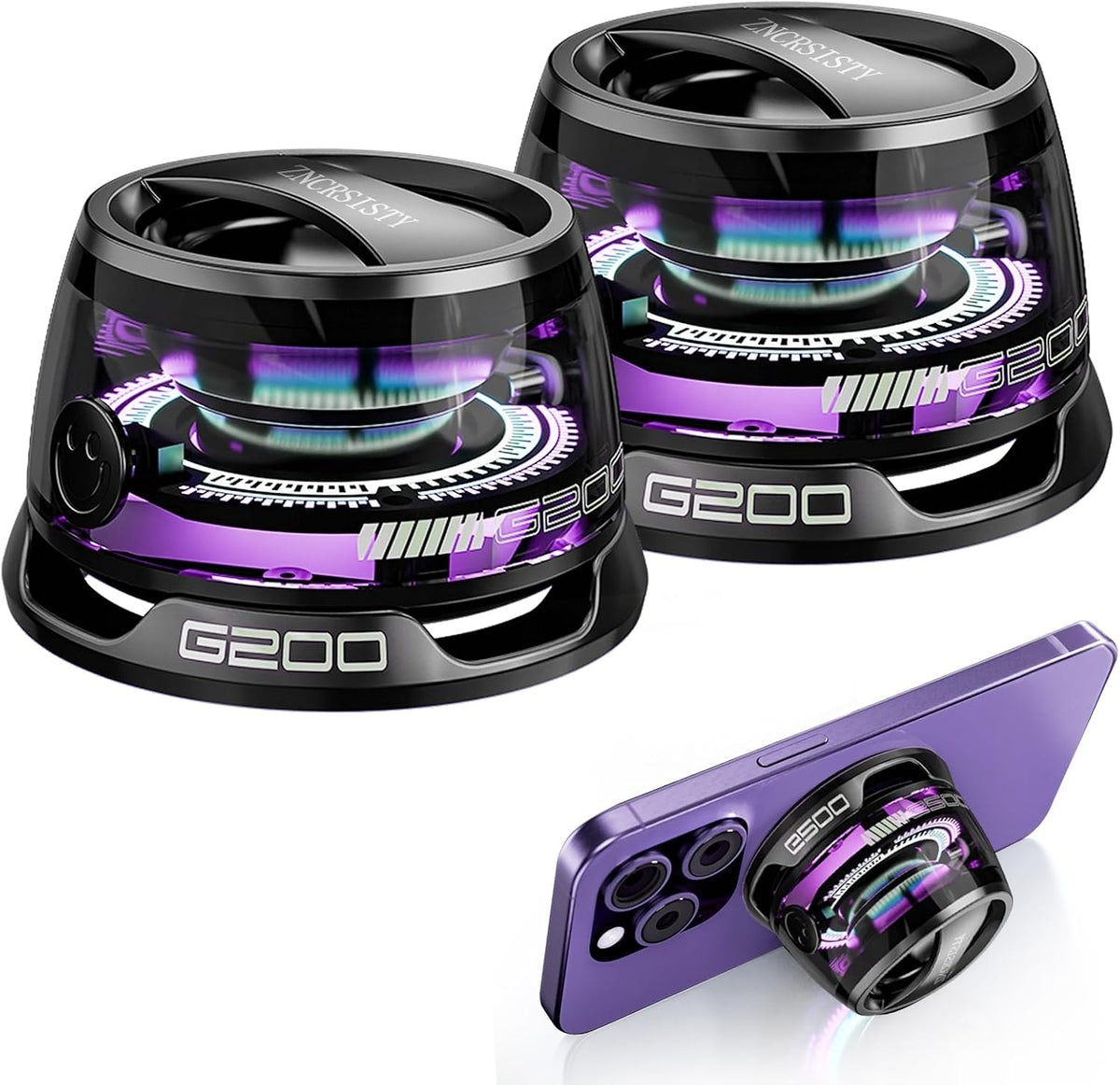 G200 Magnetic Bluetooth Speaker with RGB Light - Portable Mini Bluetooth Speaker, Full-Range Stereo Sound for 7H Playtime, Game Mode, Perfect Teen Gift for Outdoor Adventure Party
