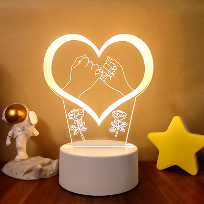3D LED Lamp Creative 3D LED Night Lights Novelty Illusion Night Lamp 3D Illusion Table Lamp For Home Decorative Light