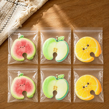 Compressed Cellulose Sponges - 3-Pack Fruit-Shaped Natural Pop-Up Kitchen Sponges, Compostable Plant-Based Non-Scratch Cleaning Tools for Dishes & Household Use