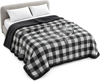 Waterproof Blanket for Bed, Reversible Leakproof Throw