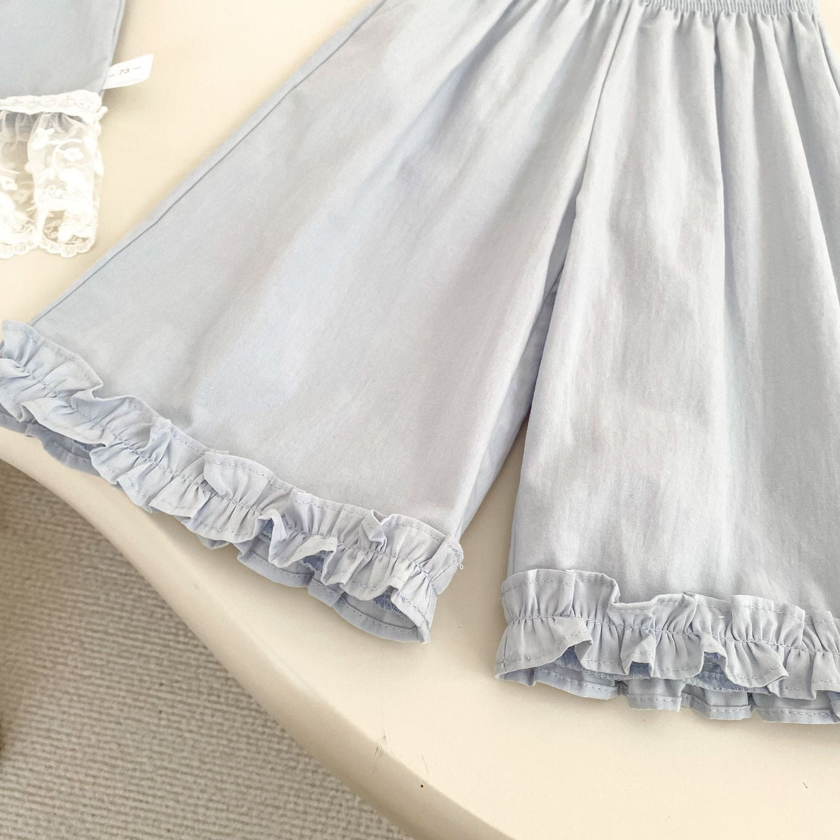 Summer Baby Kids Girls Sleeveless Lace Trim Vest and Plain Pants Clothing Set, MyKids-USA®, Baby & Children's Outfits, MyKids-USA -  -  -  -  -  -  - .