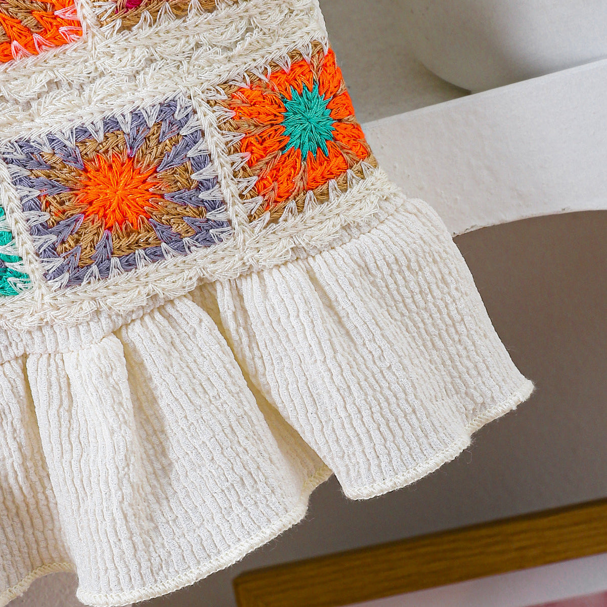 Arrival Summer Baby Kids Girls Sleeveless Embroidered Pattern Top Vest and Denim Shorts Clothing Set, MyKids-USA®, Baby & Children's Outfits, MyKids-USA -  -  -  -  -  -  - .
