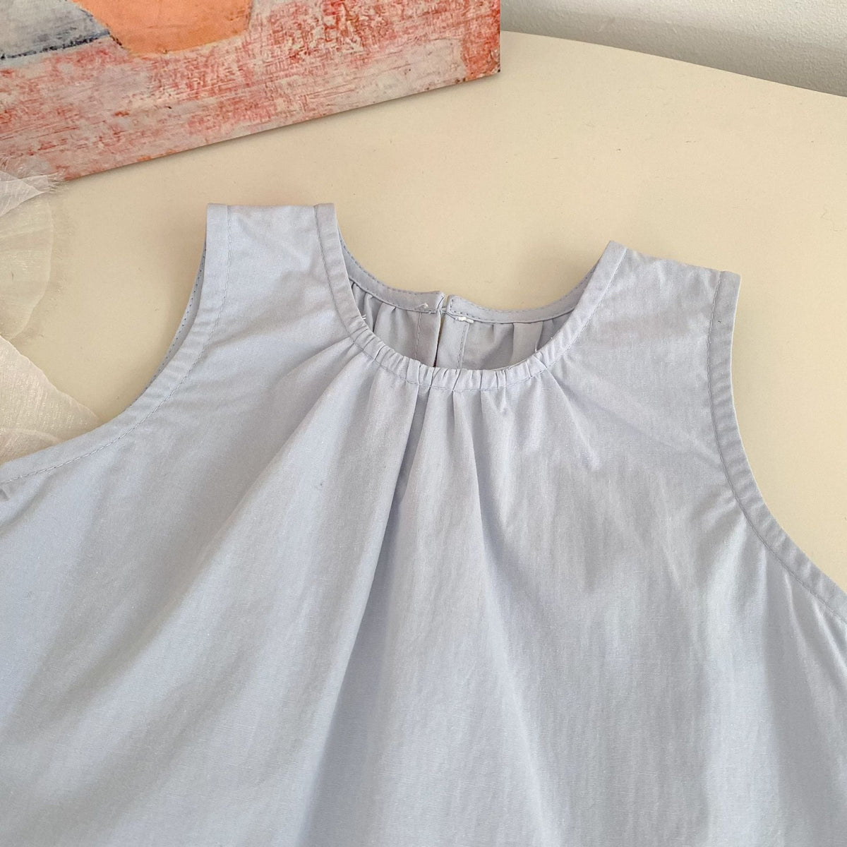 Summer Baby Kids Girls Sleeveless Lace Trim Vest and Plain Pants Clothing Set, MyKids-USA®, Baby & Children's Outfits, MyKids-USA -  -  -  -  -  -  - .
