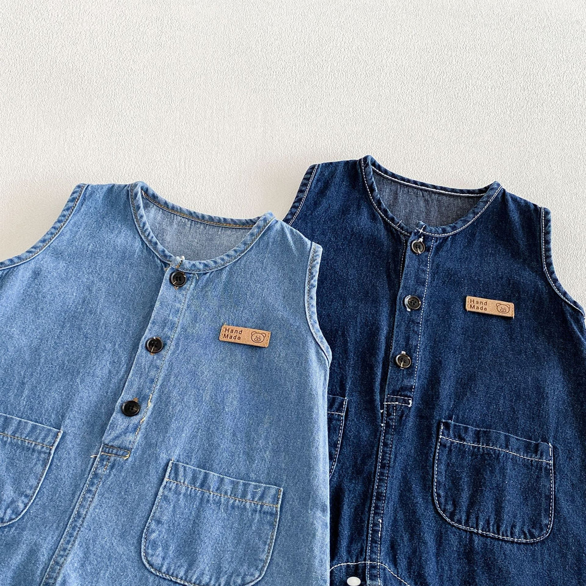 Summer Arrival Baby Sleeveless Denim Overalls with Hat, MyKids-USA®, Baby & Children's One-Pieces, MyKids-USA -  -  -  -  -  -  - .