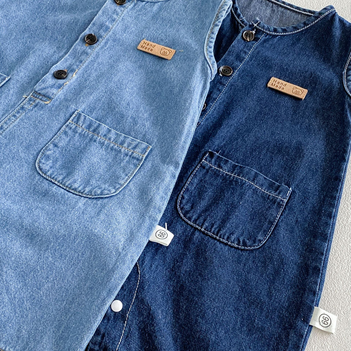 Summer Arrival Baby Sleeveless Denim Overalls with Hat, MyKids-USA®, Baby & Children's One-Pieces, MyKids-USA -  -  -  -  -  -  - .